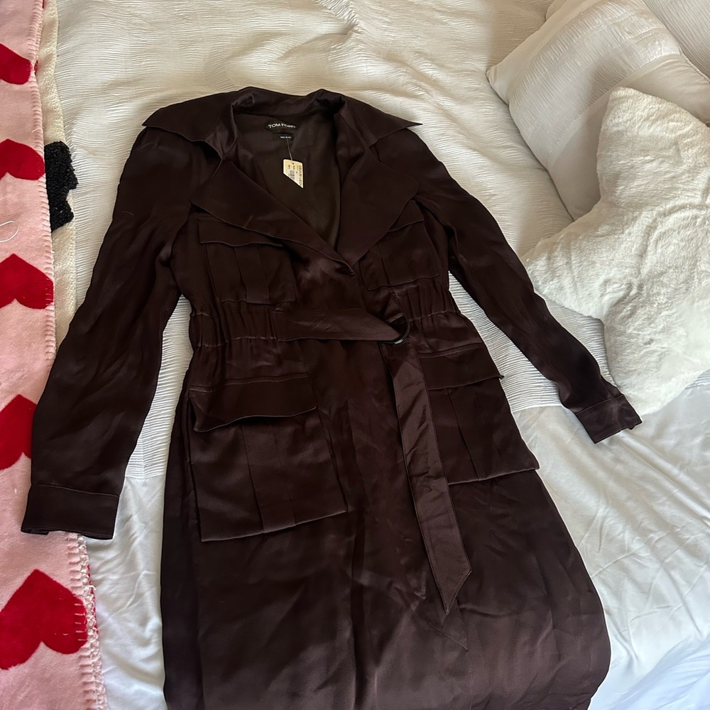Tom Ford Dark Brown Outerwear